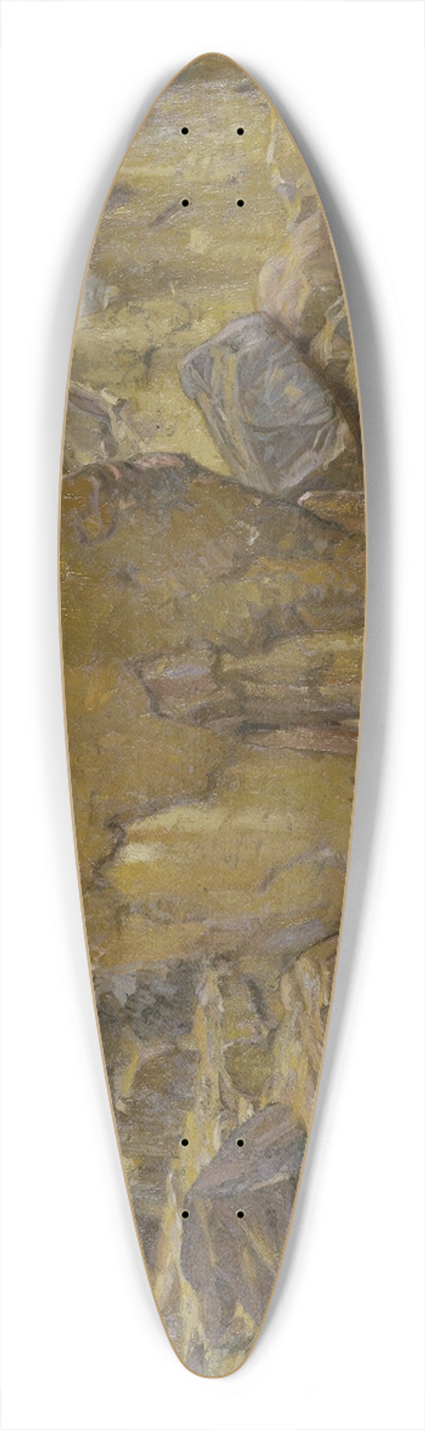 Georg Von Rosen - The Sphinx 39.3 inch art pintail longboard deck