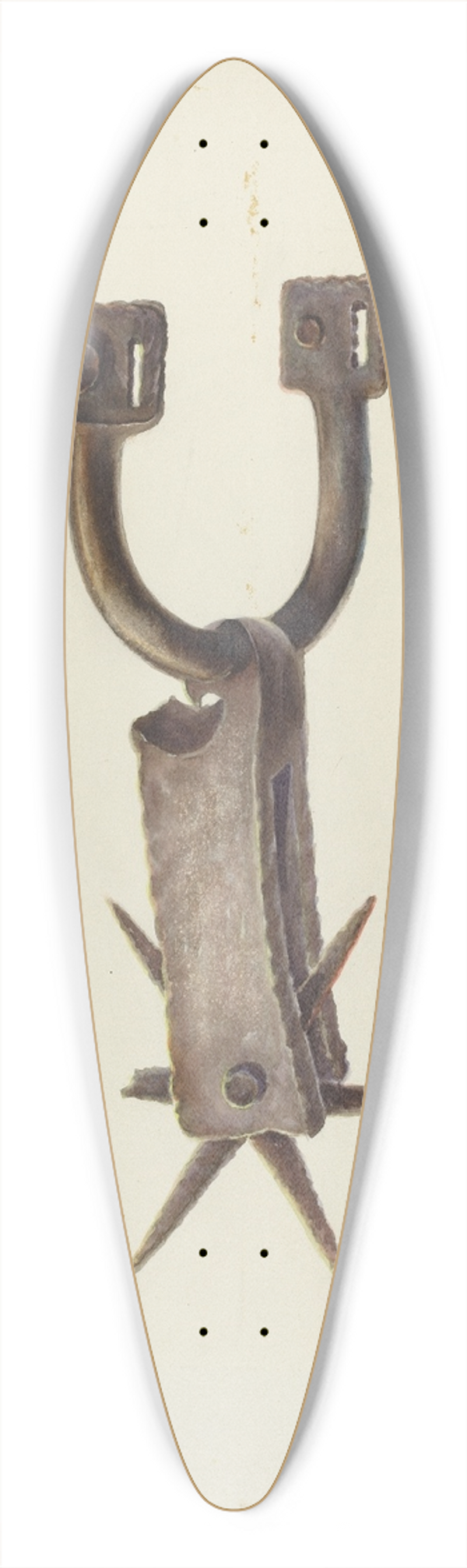 Gerald Transpota - Spur 39.3 inch art pintail longboard deck