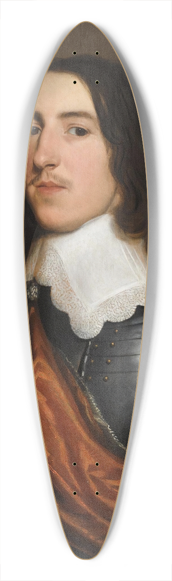 Gerard van Honthorst - A Portrait Of A Gentleman,half-Length, Believed To Be Sir Thomas Ogle, Wearing A Suit Of Armour, With A White Collar And An Orange Sash 39.3 inch art pintail longboard deck