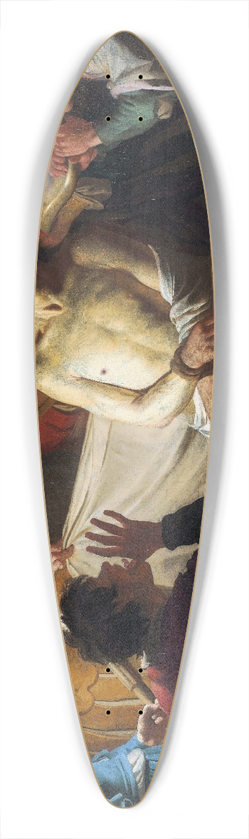 Gerard van Honthorst - Christ Crowned with Thorns 39.3 inch art pintail longboard deck
