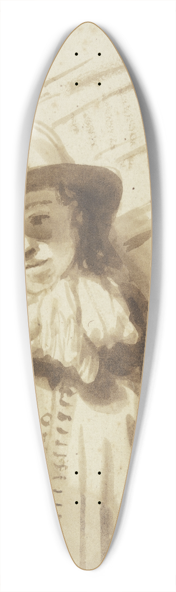 Gerbrand van den Eeckhout - Boy carrying a basket 39.3 inch art pintail longboard deck