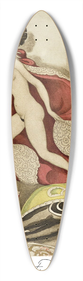 Gerda Wegener - Sur talons rouges pl 11 39.3 inch art pintail longboard deck