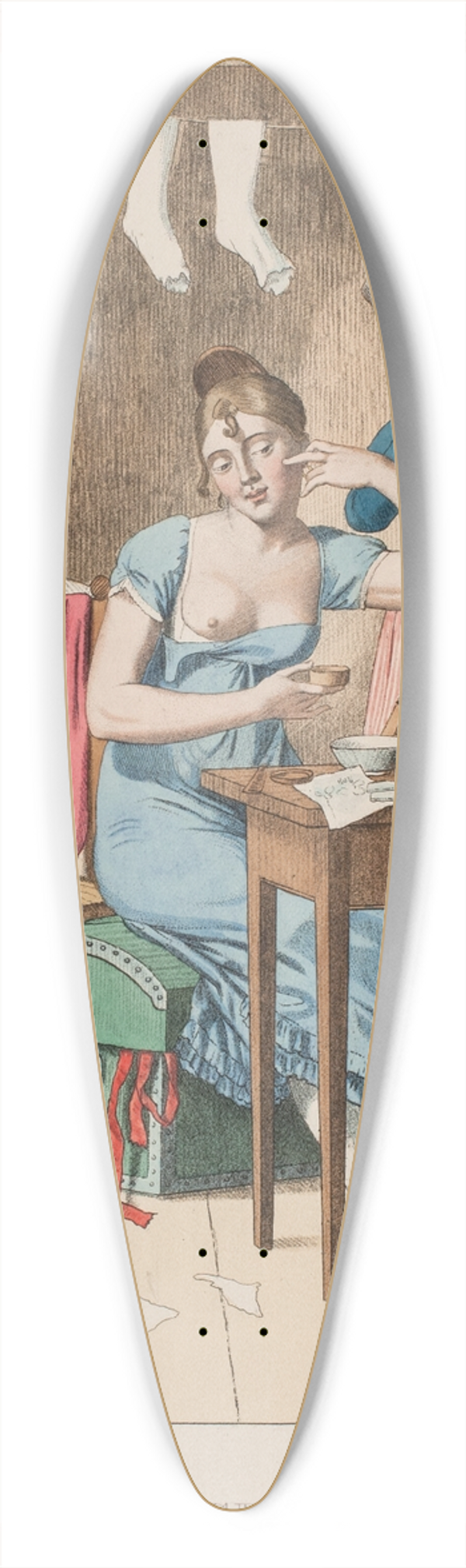 Gerhard Ludvig Lahde - En falden piges biografi. Nr. 3 39.3 inch art pintail longboard deck