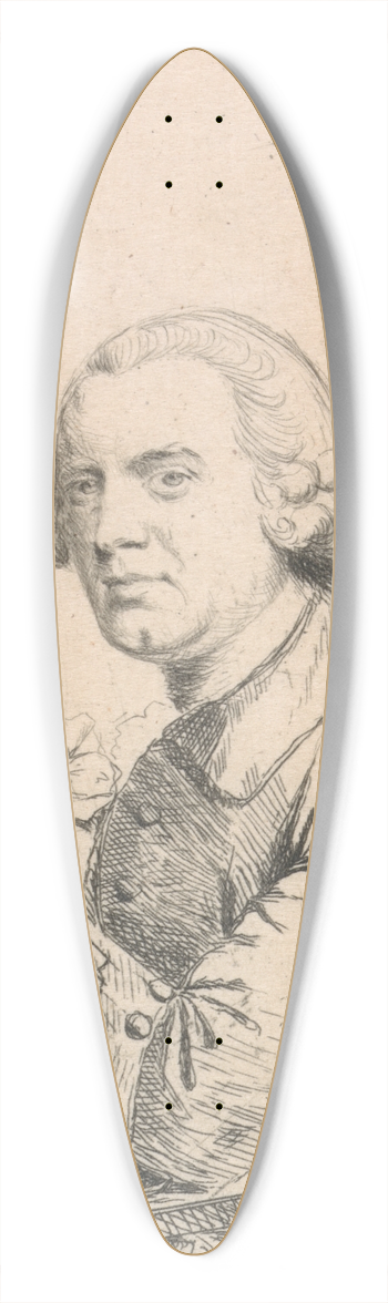 Gervase Spencer - Gervase Spencer 39.3 inch art pintail longboard deck