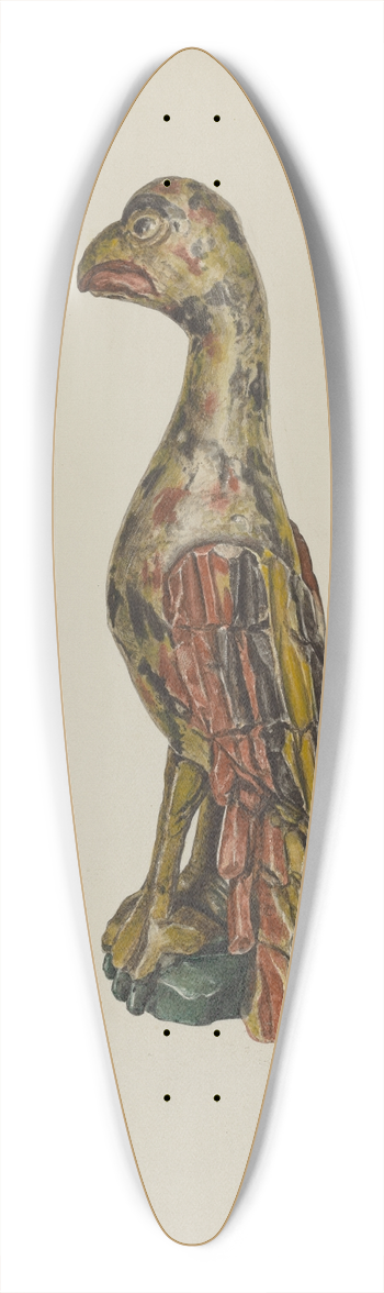 Giacinto Capelli - Pa. German Parrot 39.3 inch art pintail longboard deck