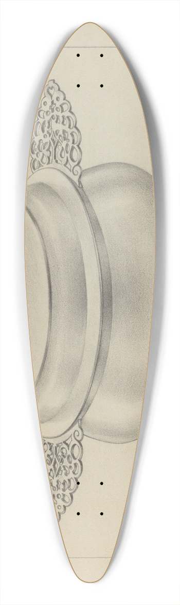 Giacinto Capelli - Silver Porringer 39.3 inch art pintail longboard deck