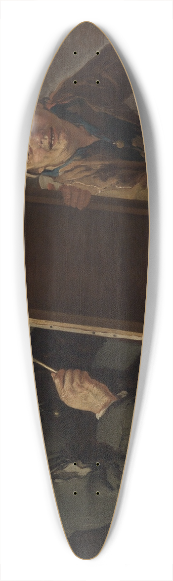 Giacomo Francesco Cipper - The painter in his workshop 39.3 inch art pintail longboard deck