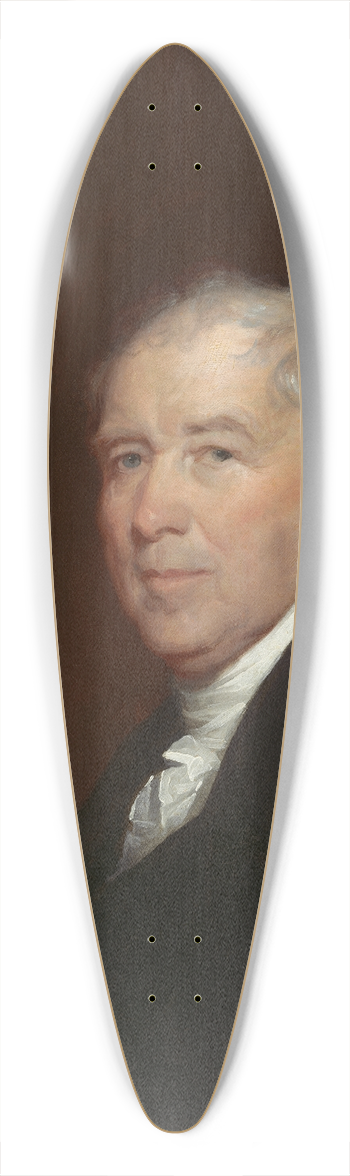 Gilbert Stuart - Benjamin Tappan 39.3 inch art pintail longboard deck