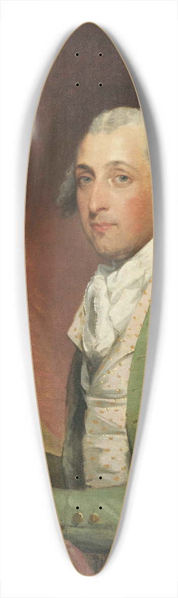 Gilbert Stuart - William Bayard 39.3 inch art pintail longboard deck