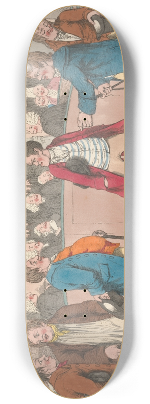 Charles Ansell - The Sedition Hunter Disappointed,  or  D(amnin)g by Winchester Measure 8.25 inch art skate deck