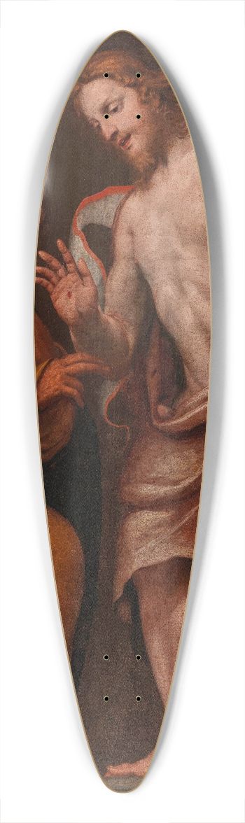 Giovanni Andrea Ansaldo - The Resurrection 39.3 inch art pintail longboard deck