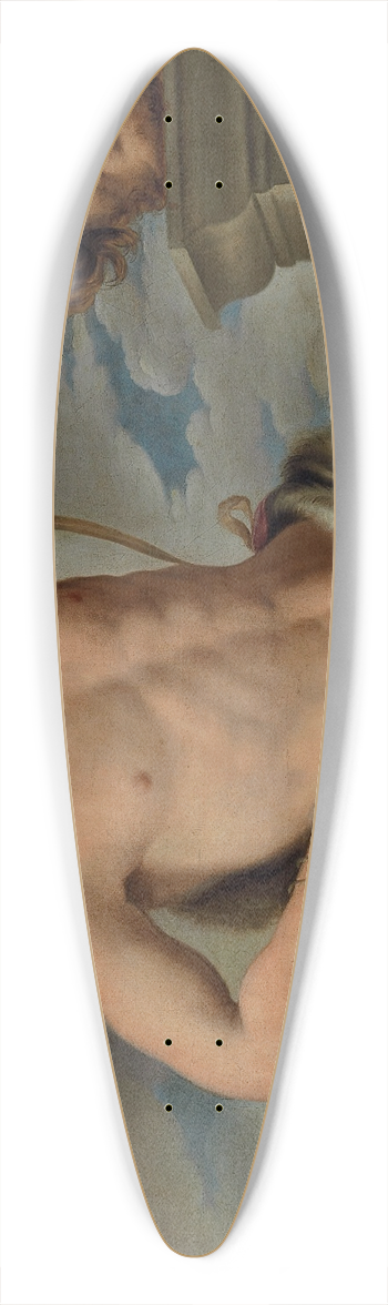 Giovanni Andrea Sirani - David with the head of Goliath 39.3 inch art pintail longboard deck