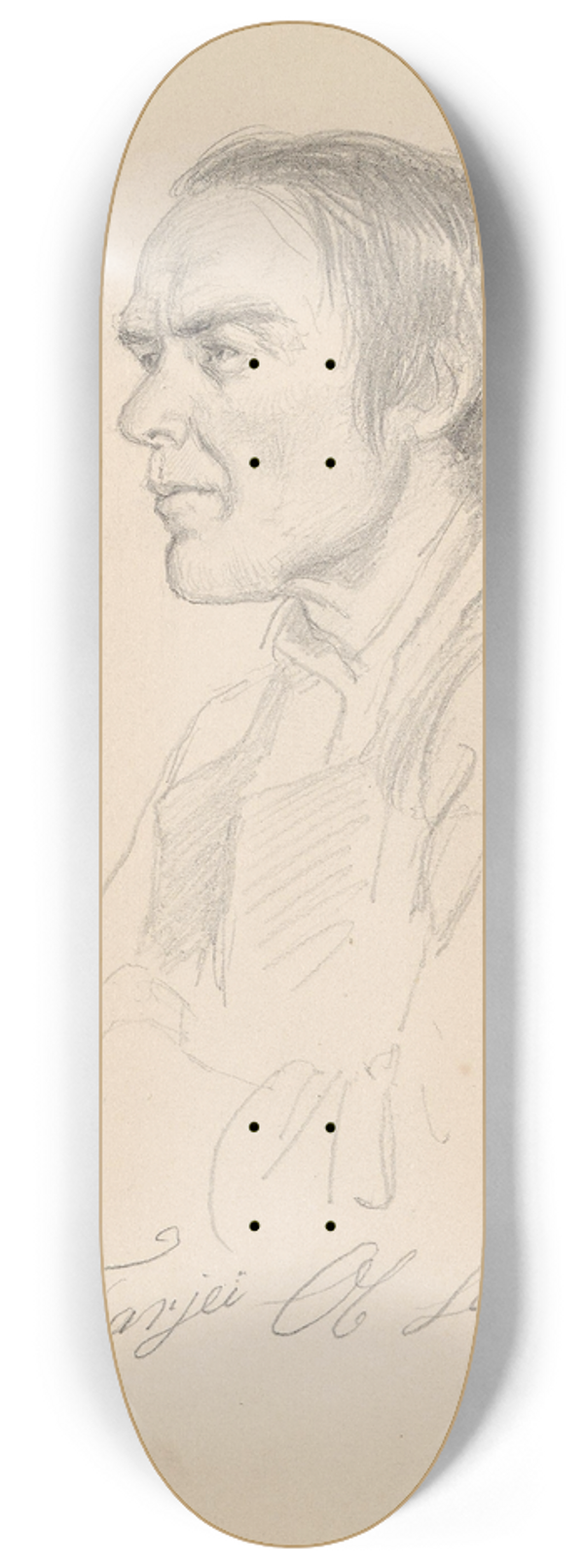 Adolph Tidemand - Tarjei Olsen Haugo 8.25 inch art skate deck