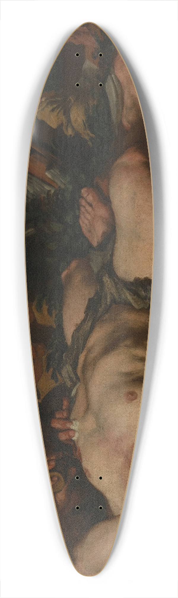 Giovanni Battista Langetti - The Good Samaritan 39.3 inch art pintail longboard deck