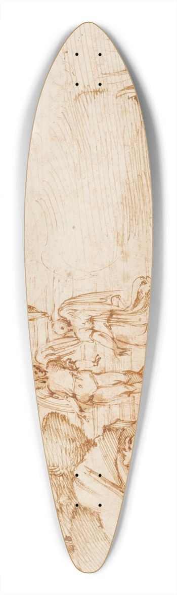 Giovanni Battista Naldini - Jacobs dream 39.3 inch art pintail longboard deck