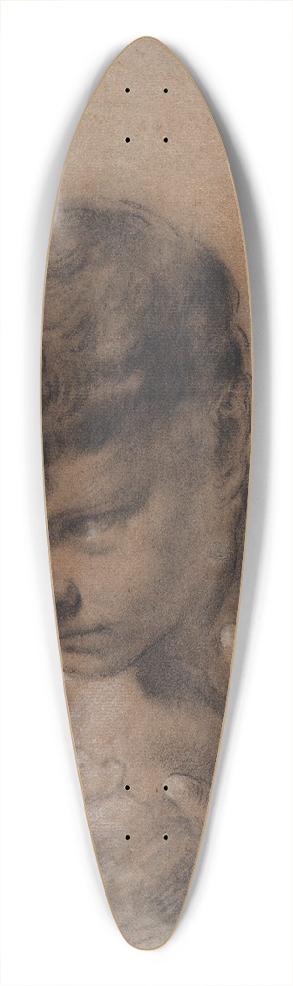 Giovanni Battista Piazzetta - A Portrait of the Artists Son Giacomo 39.3 inch art pintail longboard deck