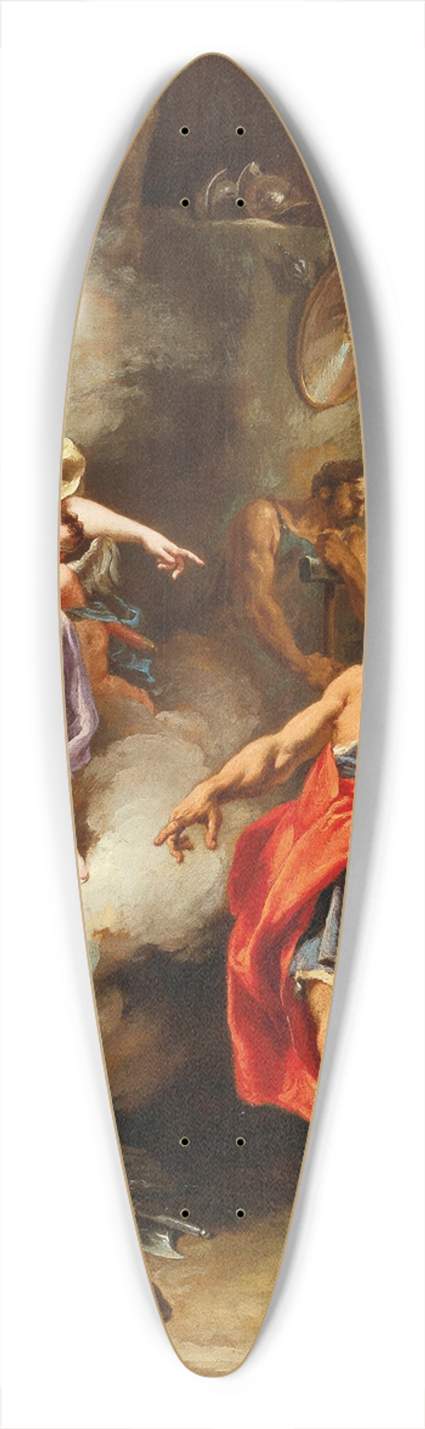 Giovanni Battista Pittoni - Venus in the forge of Vulcan 39.3 inch art pintail longboard deck