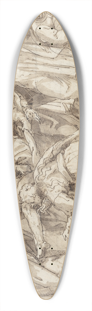 Giovanni Battista Rovere - Lazarus opvkkelse 39.3 inch art pintail longboard deck