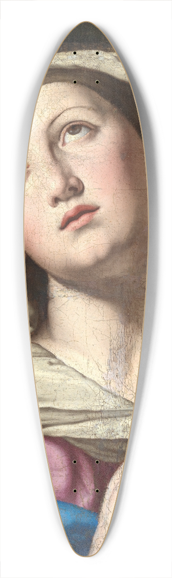 Giovanni Battista Salvi da Sassoferrato - Betende Maria 39.3 inch art pintail longboard deck