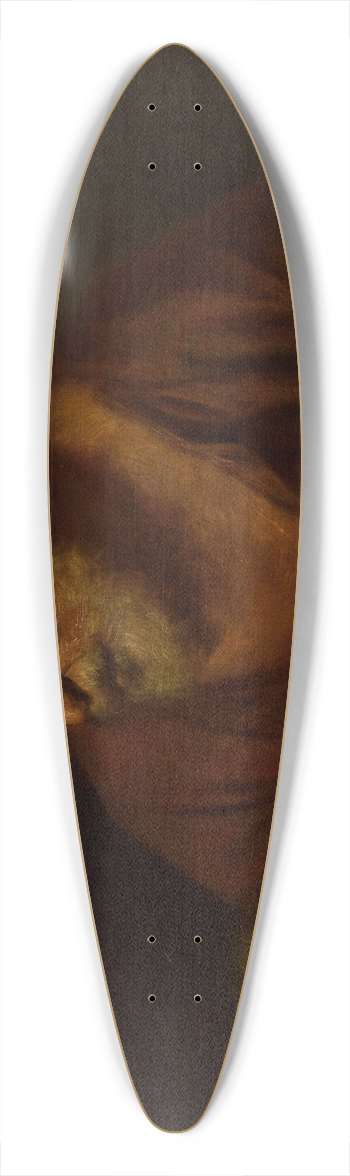 Giovanni Battista Salvi da Sassoferrato - St. Joseph with Child Jesus 39.3 inch art pintail longboard deck