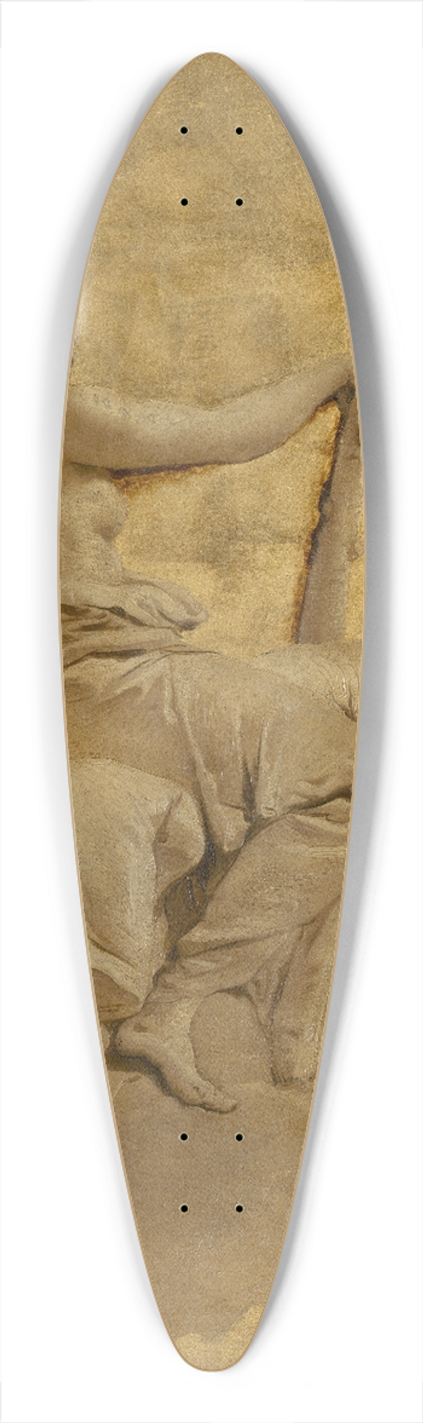 Giovanni Battista Tiepolo - Allegorical Figure of a Woman with a Club 39.3 inch art pintail longboard deck