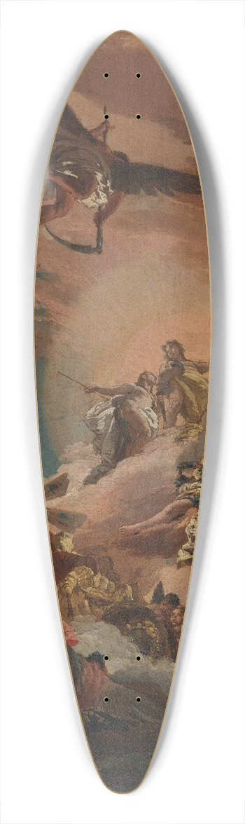 Giovanni Battista Tiepolo - Apollo and Phathon 39.3 inch art pintail longboard deck