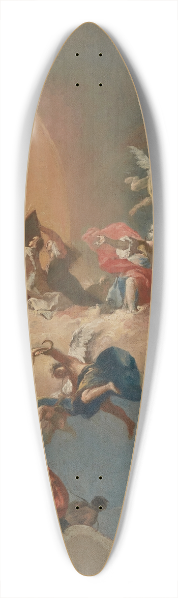 Giovanni Battista Tiepolo - The Apotheosis of the Arts 39.3 inch art pintail longboard deck