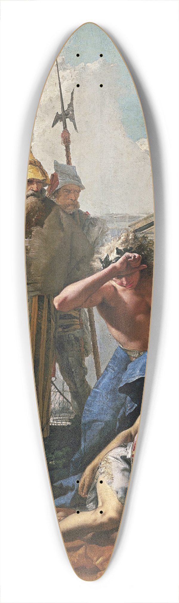 Giovanni Battista Tiepolo - The Death Of Hyacinthus 39.3 inch art pintail longboard deck