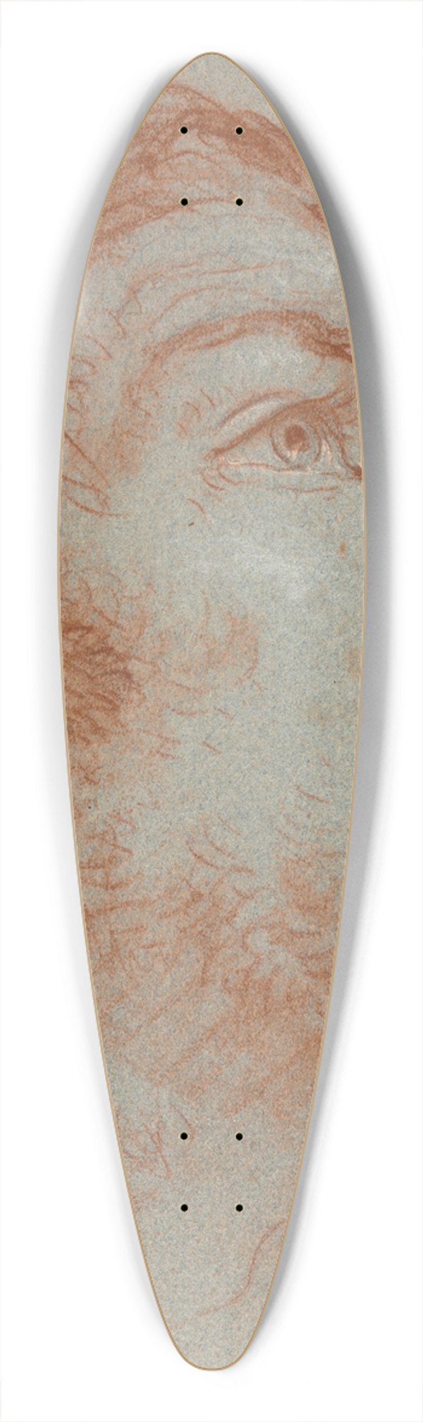 Giovanni Battista Tiepolo - The Head of a Young Man Looking Upwards to the Right 39.3 inch art pintail longboard deck