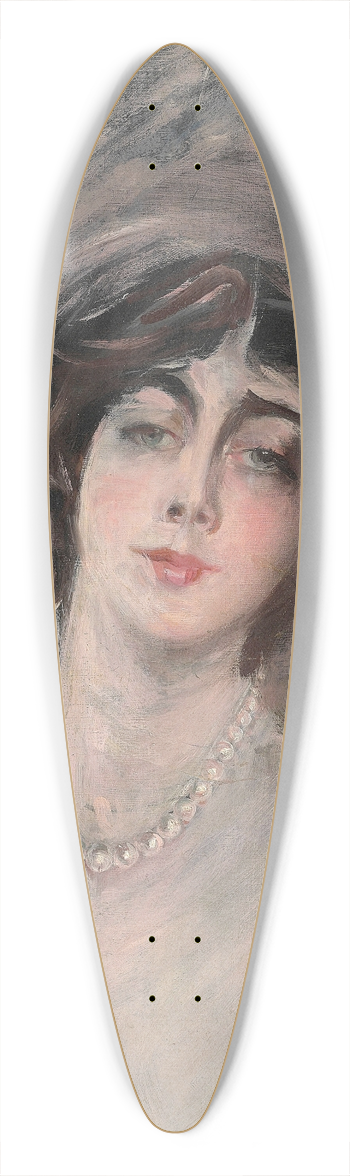 Giovanni Boldini - Donna Franca Florio 39.3 inch art pintail longboard deck
