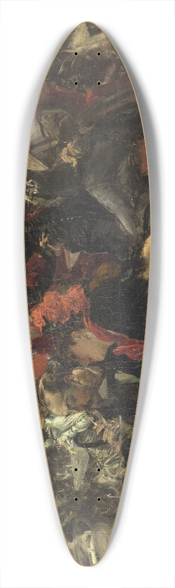 Giovanni Boldini - Feast Scene 39.3 inch art pintail longboard deck