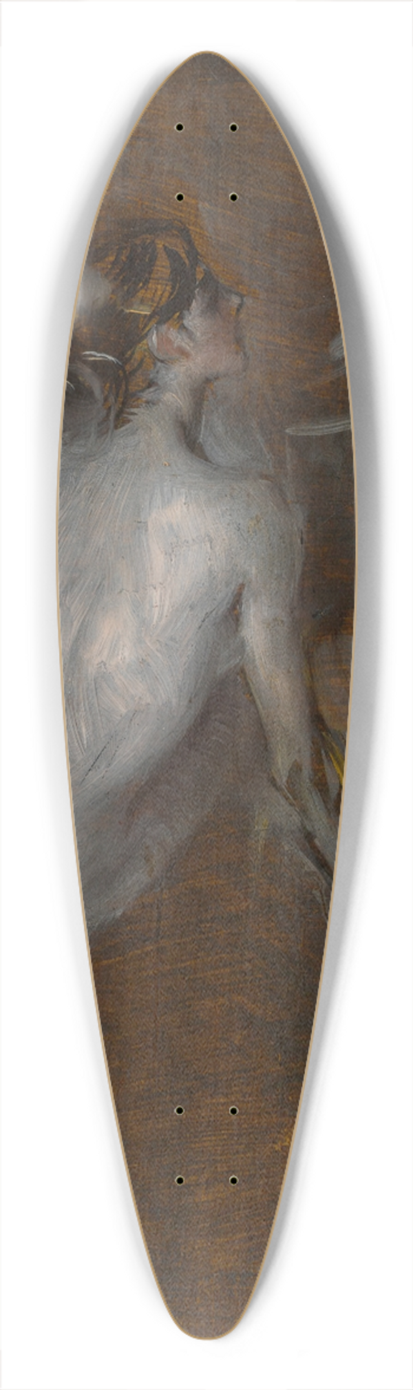 Giovanni Boldini - Nude Model 39.3 inch art pintail longboard deck
