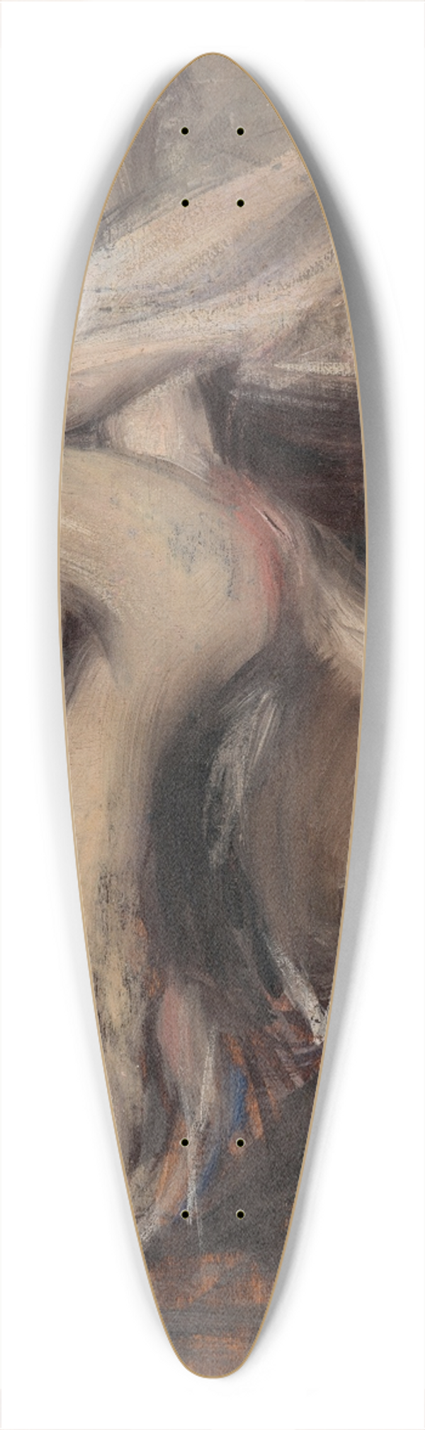 Giovanni Boldini - Nudo femminile 39.3 inch art pintail longboard deck