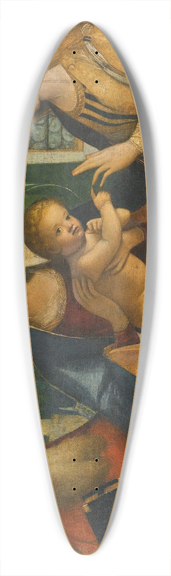 Giovanni Buonconsiglio - The Madonna And Child With Saints Jerome And Catherine 39.3 inch art pintail longboard deck