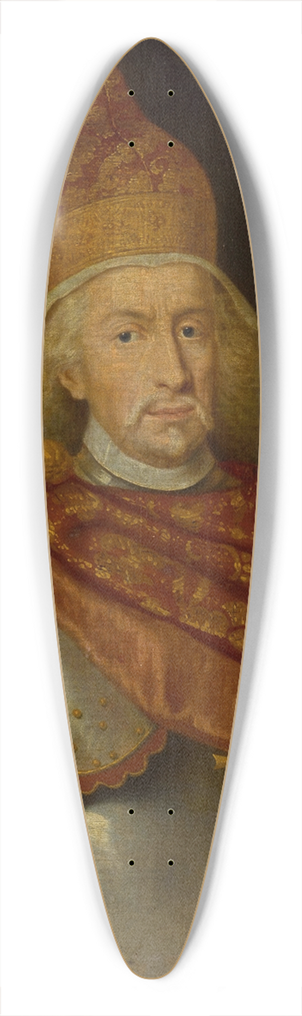 Giovanni Carboncino - Portrait of Doge Francesco Morosini (16191694) 39.3 inch art pintail longboard deck
