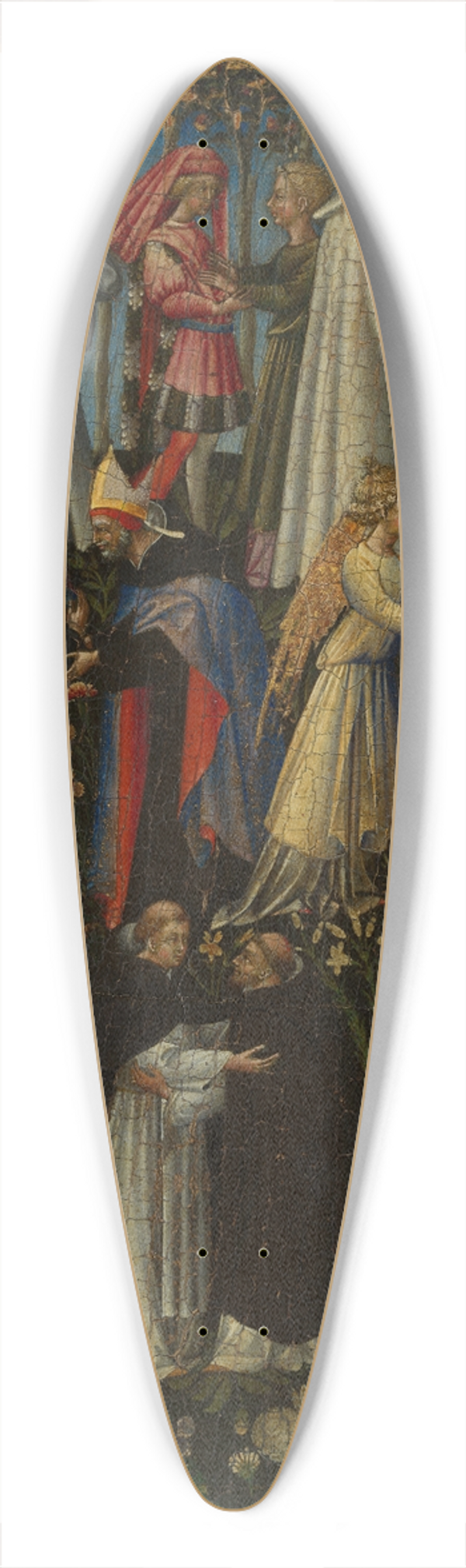 Giovanni di Paolo - Paradise 39.3 inch art pintail longboard deck