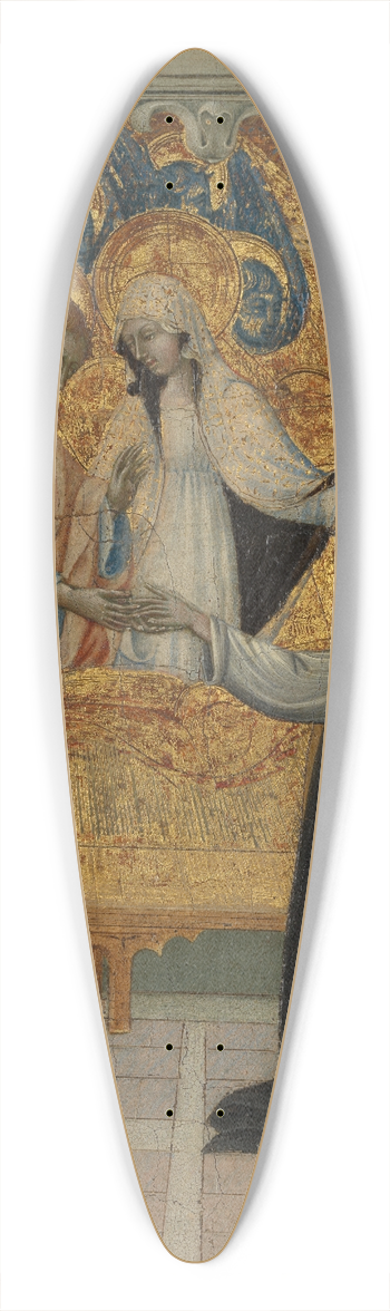Giovanni di Paolo - The Mystic Marriage of Saint Catherine of Siena 39.3 inch art pintail longboard deck