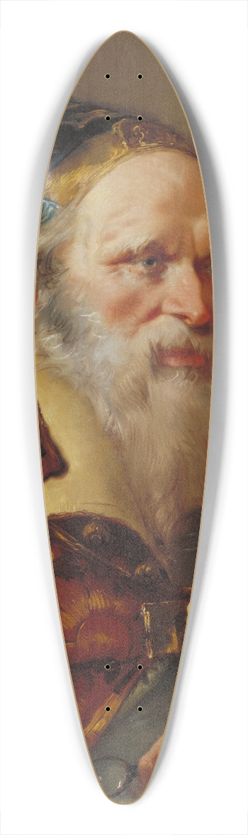 Giovanni Domenico Tiepolo - Head of a Philosopher 39.3 inch art pintail longboard deck