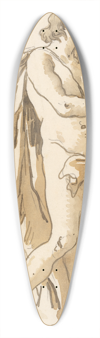 Giovanni Domenico Tiepolo - Meleager, Turning to the Right 39.3 inch art pintail longboard deck