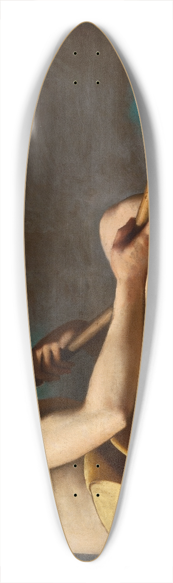 Giovanni Francesco Romanelli - Mars 39.3 inch art pintail longboard deck