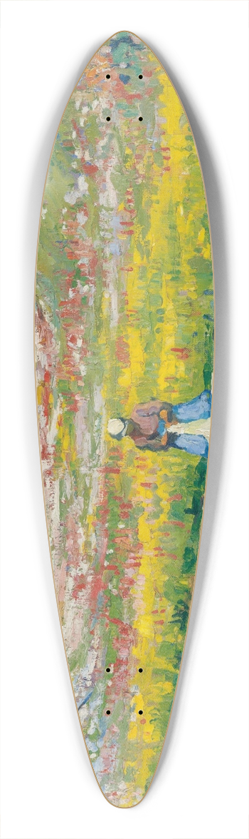 Giovanni Giacometti - Blooming Valley 39.3 inch art pintail longboard deck
