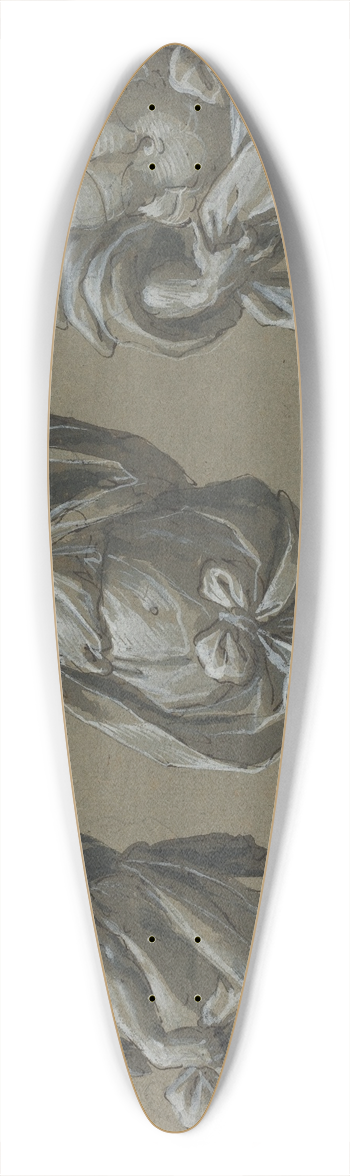 Giovanni Mauro della Rovere - Three Herms 39.3 inch art pintail longboard deck