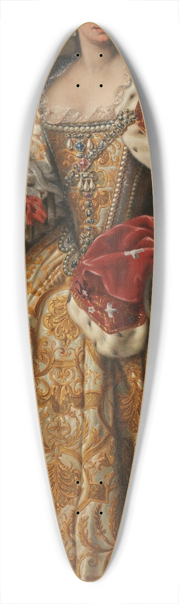 Giovanni Panealbo - Portait of Anne Marie dOrlans 39.3 inch art pintail longboard deck