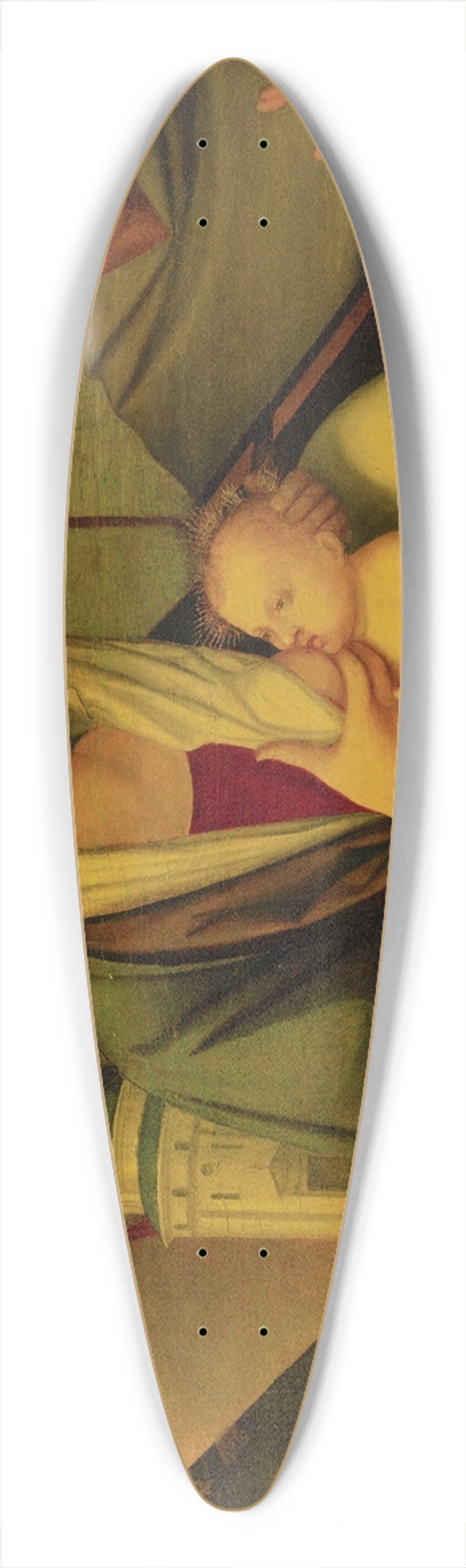 Girolamo da Santacroce - Madonna And Child With St. Jerome And St. Francis 39.3 inch art pintail longboard deck