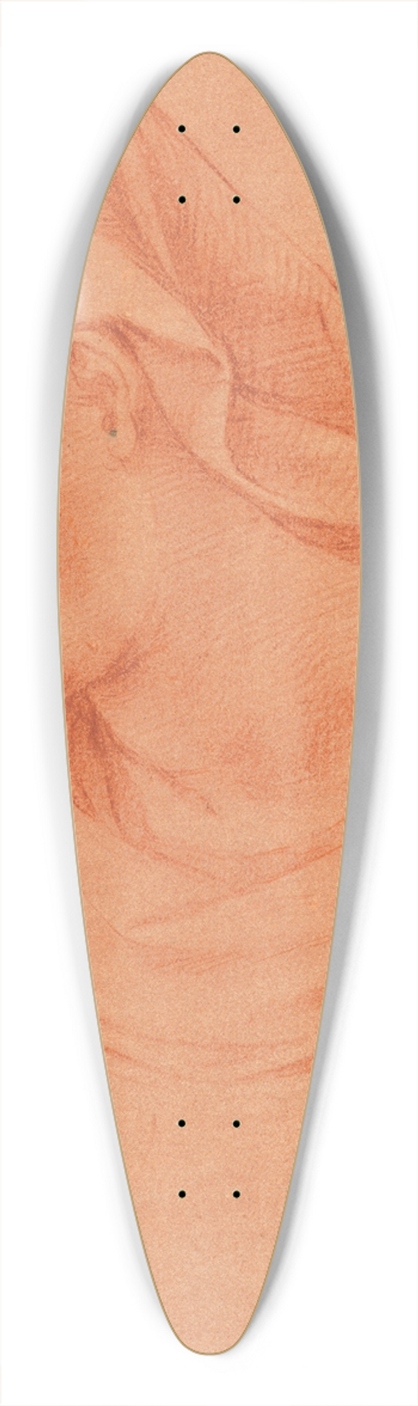 Girolamo Macchietti - Head of a Mourning Woman in Profile to the Left 39.3 inch art pintail longboard deck