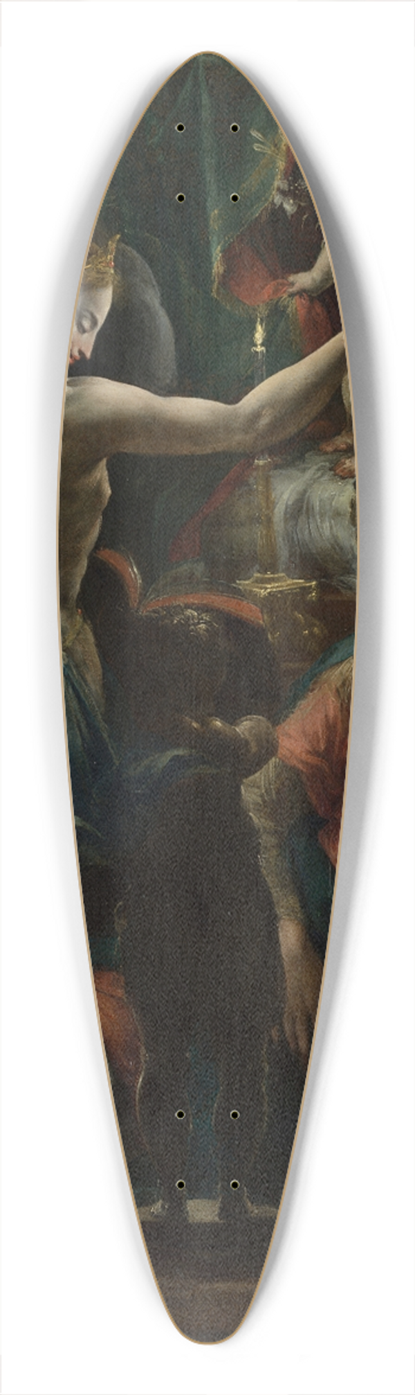 Girolamo Mazzola Bedoli - The Annunciation 39.3 inch art pintail longboard deck