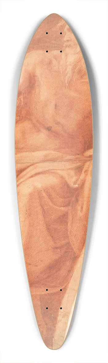 Girolamo Muziano - Study of St. Jerome 39.3 inch art pintail longboard deck