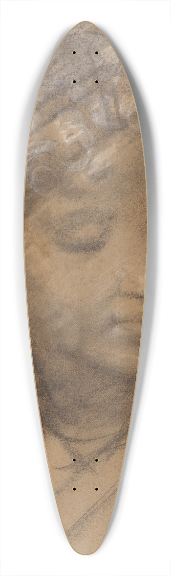 Giulio Cesare Procaccini - Head of a Female Figure 39.3 inch art pintail longboard deck