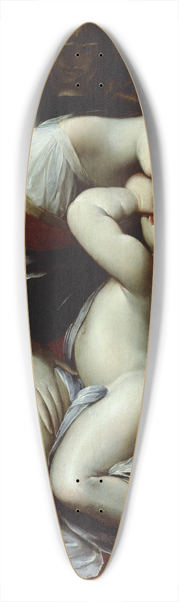 Giulio Cesare Procaccini - Virgin and Child with Angels 39.3 inch art pintail longboard deck