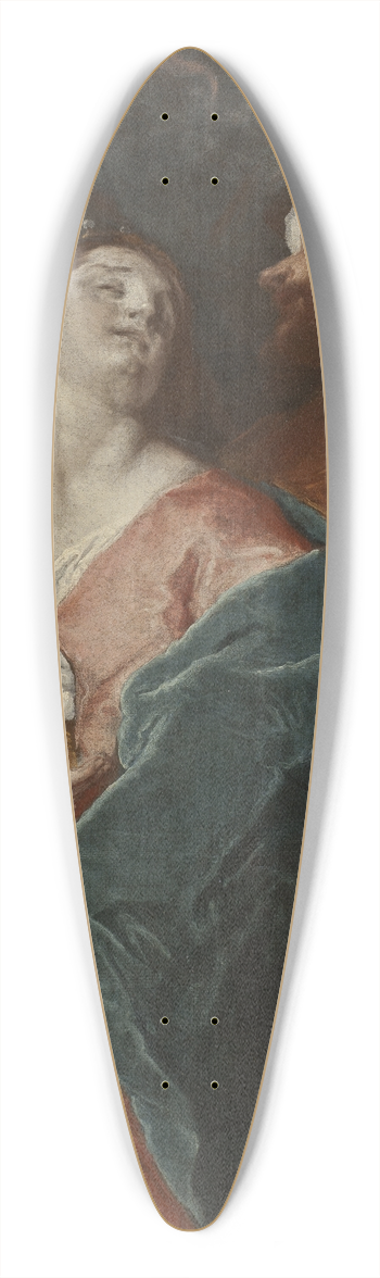 Giuseppe Bazzani - Esther and Ahasverus 39.3 inch art pintail longboard deck